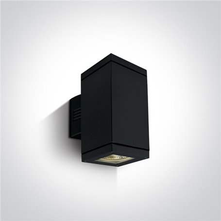 Aplique exterior pared ONE LIGHT 67132A/B negro IP54