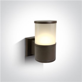 Aplique exterior pared ONE LIGHT 67094/BR marron IP54