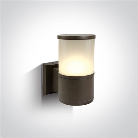 Aplique exterior pared ONE LIGHT 67094/BR marron IP54
