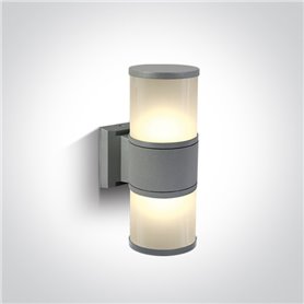 Aplique exterior pared ONE LIGHT 67098/G gris IP54