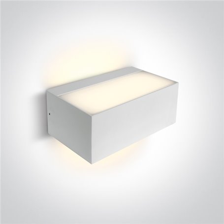 Aplique exterior pared ONE LIGHT 67518/W blanco IP65