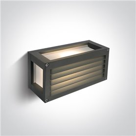 Aplique vintage exterior pared ONE LIGHT 67420A/AN antracita IP54