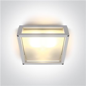 Aplique vintage exterior pared ONE LIGHT 67420B/W blanco IP54