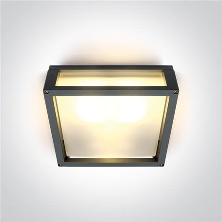 Aplique vintage exterior pared ONE LIGHT 67420B/AN antracita IP54