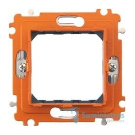 Soporte bastidor con GARRAS Bticino Axolute 2 modulos H4702G