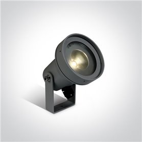 Proyector LED exterior ONE LIGHT 67196B/AN/W antracita 6w 3000K IP65