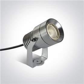 Proyector LED exterior ONE LIGHT 7046/AL/W aluminio 10w 3000K IP65
