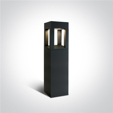 Baliza LED exterior ONE LIGHT 67506/AN/W antracita 22w 3000K IP65