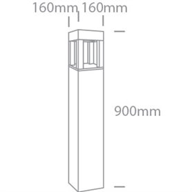 Baliza LED exterior ONE LIGHT 67506A/AN/W antracita 22w 3000K IP65