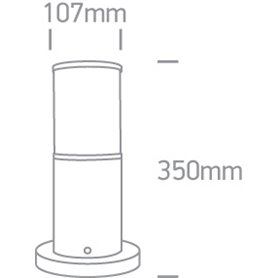 Baliza exterior ONE LIGHT 67100/AN antracita IP54