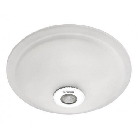 PLAFON DECORATIVO C/DETECTOR BLANCO 2 X 7W LED 4000K