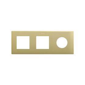 Marco Composicion 3 elementos, 2 modulos+clean Simon 27190630-097 Simon 270 Bronce