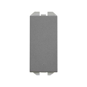 Conmutador luminoso estrecho Simon 20001204-096 Simon 270 Titanio 