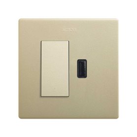 Kit Monoblock conmutador 10Ax + usb 2,1  27191610-094 Simon 270 Cava