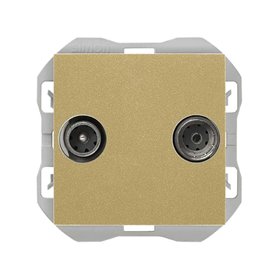 Toma antena R-TV+ SAT final Simon 20000488-095 Simon 270 Oro