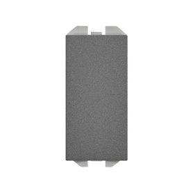 Tapa ciega modulo estrecho Simon 20001800-096 Simon 270 Titanio