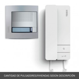Kit portero electronico 2 hilos Tegui Sfera New (2 viviendas) Serie 8 378152