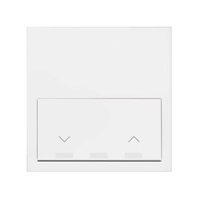 Kit frontal horizontal 1 elemento SIMON 100 con 1 tecla persiana 10020113-230 Blanco Mate