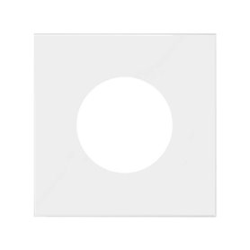 Tapa enchufe base euroamericana SIMON 100 10000047-230 Blanco Mate