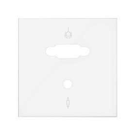 Tapa conector VGA+MINIJACK SIMON 100 10000091-230 Blanco Mate