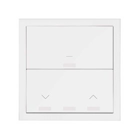 Kit frontal 1 elemento SIMON 100 master + interruptor persianas IO 10020116-230 Blanco Mate 