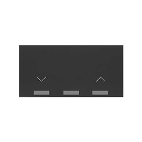 Tecla persianas IO SIMON 100 10002080-238 Negro Mate