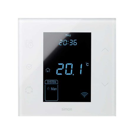 Termostato 10A IO SIMON 100 10000810-130 Blanco Brillo