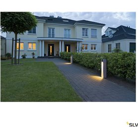 Baliza Jardin SLV ARROCK SLOT 231440 cuadrada Granito