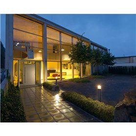 Baliza de pie exterior SLV OTOS GLAS 230465 Antracita 15W maximo