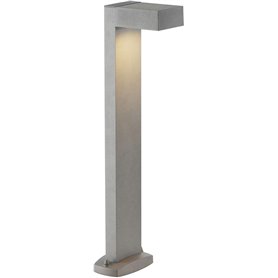 Baliza de pie para exterior SLV QUADRASYL 75 POLE 232294 Gris
