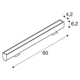 Proyector LED para exterior SLV GALEN 60 Antracita 1003447