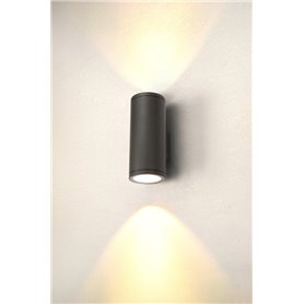 Luminaria Led superficie pared SLV ENOLA ROUND UP/DOWN L 1003441 Antracita 
