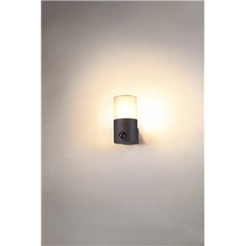 Luminaria superficie pared SLV GRAFIT SENSOR 1006179 Antracita