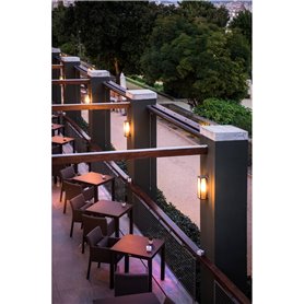 Luminaria superficie pared SLV MERIDIAN BOX 2 WL 230655 Antracita