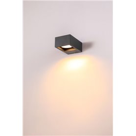 Luminaria Led superficie pared 15W SLV ESKINA FRAME WL 1004747 Antracita 