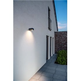Luminaria Led superficie pared 15W SLV ESKINA FRAME WL 1004747 Antracita 