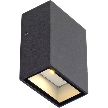 Aplique Led pared 4,6W SLV Quad 1 232465 Antracita mate