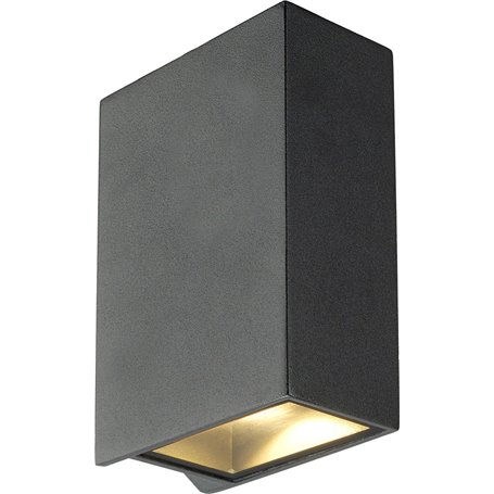 Aplique Led pared 8W SLV Quad 2 XL 232445 Antracita mate