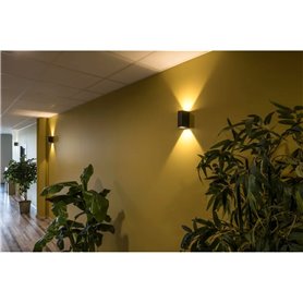 Aplique Led pared 8W SLV Quad 2 XL 232445 Antracita mate
