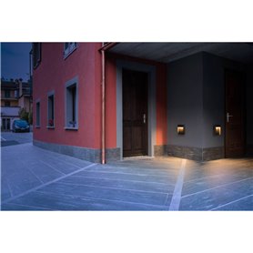 Luminaria Led superficie pared SLV Flatt 1002952 Antracita