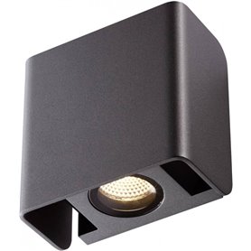 Luminaria Led superficie pared SLV MANA OUT 1002900 Antracita