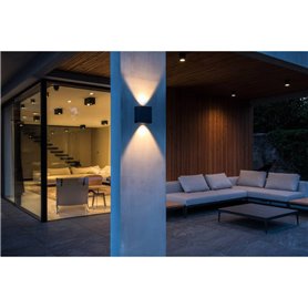 Luminaria Led superficie pared SLV MANA OUT 1002900 Antracita