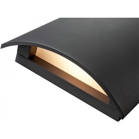 Luminaria Led superficie pared SLV SAIL WL 1002605 Antracita