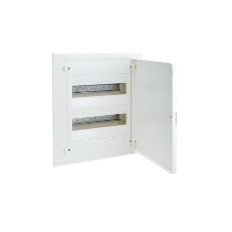 Cuadro electrico empotrable HAGER GOLF VF212PEB con puerta opaca