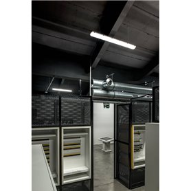 Luminaria Led techo exterior SLV IMPERVA 150 CW 1001317 Gris