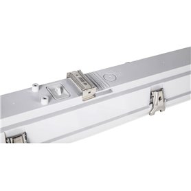 Luminaria Led techo exterior SLV IMPERVA 150 CW 1001317 Gris