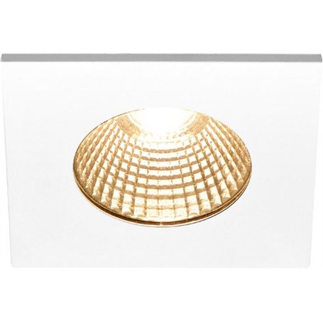 Luminaria Led empotrable exterior SLV PATTA-I CUADRADA 1002102 Blanco