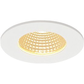 Luminaria Led empotrable exterior SLV PATTA-I REDONDA 114421 Blanco