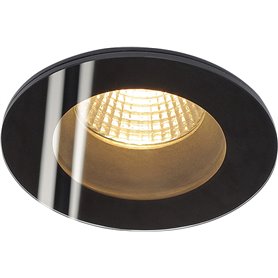 Luminaria Led empotrable exterior SLV PATTA-F REDONDA 114440 Negro