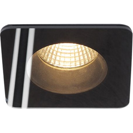 Luminaria Led empotrable exterior SLV PATTA-F CUADRADA 114450 Negro